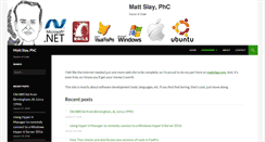 Desktop Screenshot of mattslay.com