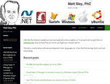 Tablet Screenshot of mattslay.com